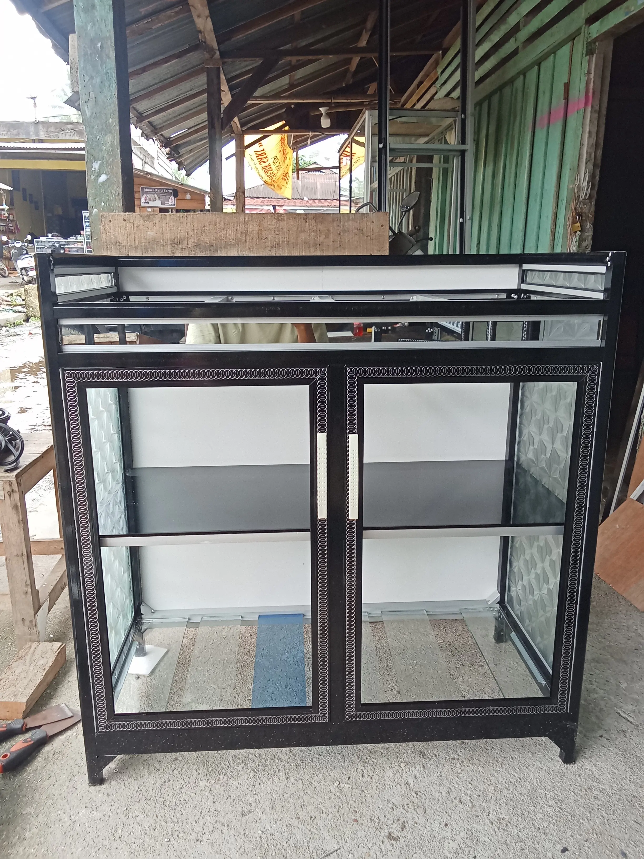 Rak alumunium aquarium